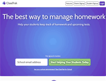 Tablet Screenshot of classtrak.com